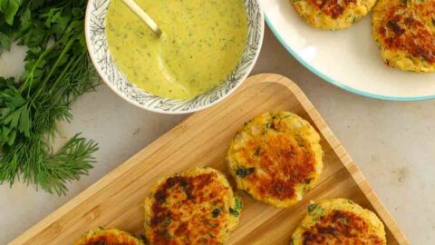 Croquettes de poisson parfumées